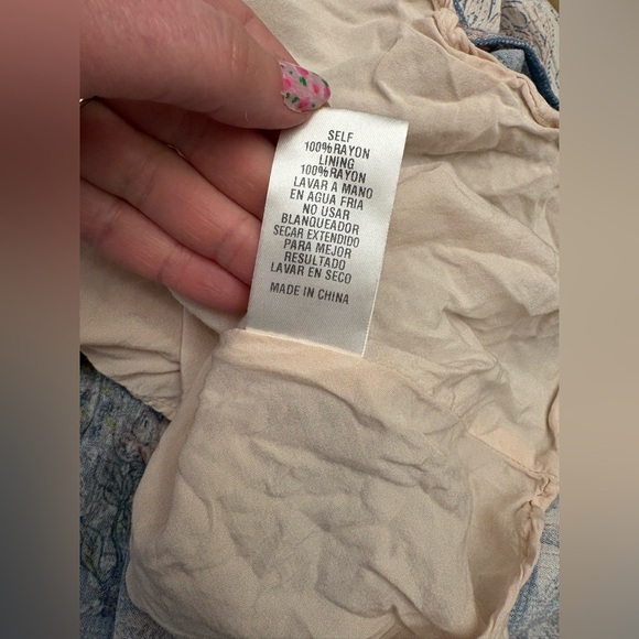 Storia Boho Romantic Core Multicolour Halter Mini Dress Size Small - Picture 5 of 9